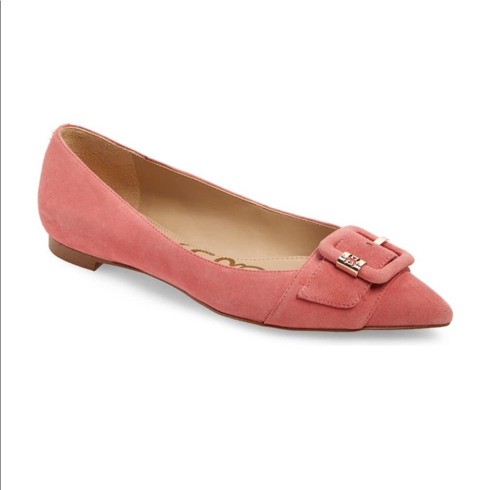 Sam Edelman Sonja Suede Buckle Flats - Picture 4 of 8